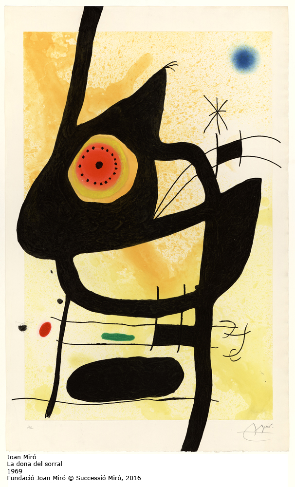 1.FJM_la_dona_del_sorral_1969, Joan Miró