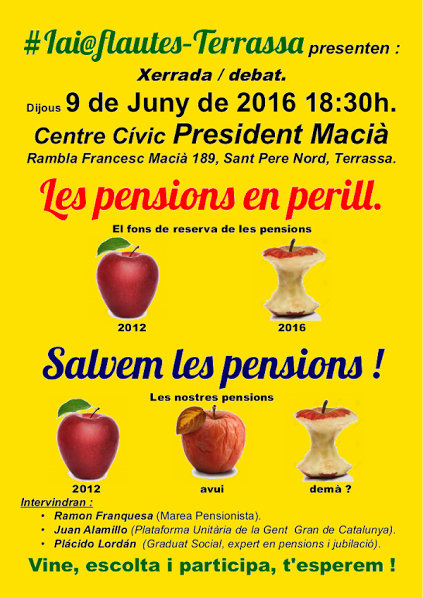 Salvem les pensions acte a terrassa 9 juny 2016