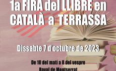 Neix la Fira del Llibre en català a Terrassa. La primera edició tindrà lloc el 7 d’octubre, al Raval de Montserrat