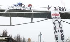 La Policia Municipal «identifica» membres de Kasalet, Kalitxet i ‘confisca’ la pancarta de la Marea Blanca durant el picnic Jazz